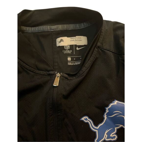 NIKE DETROIT LIONS ON FIELD APPAREL PERFORMANCE JACKET - Picture 3 of 5